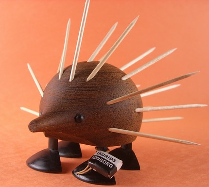peacockenvy, danish modern, porcupine, etsy, wooden, thelooksee