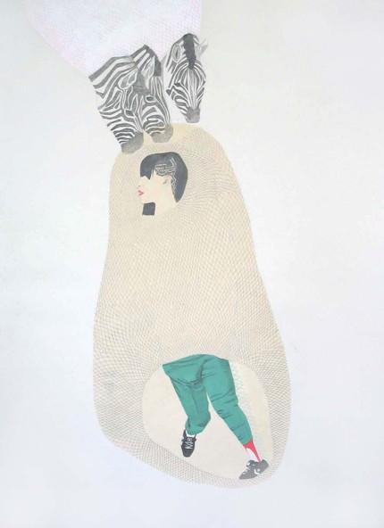 beth laroche, woman in net, art, artist, etsy, the looksee