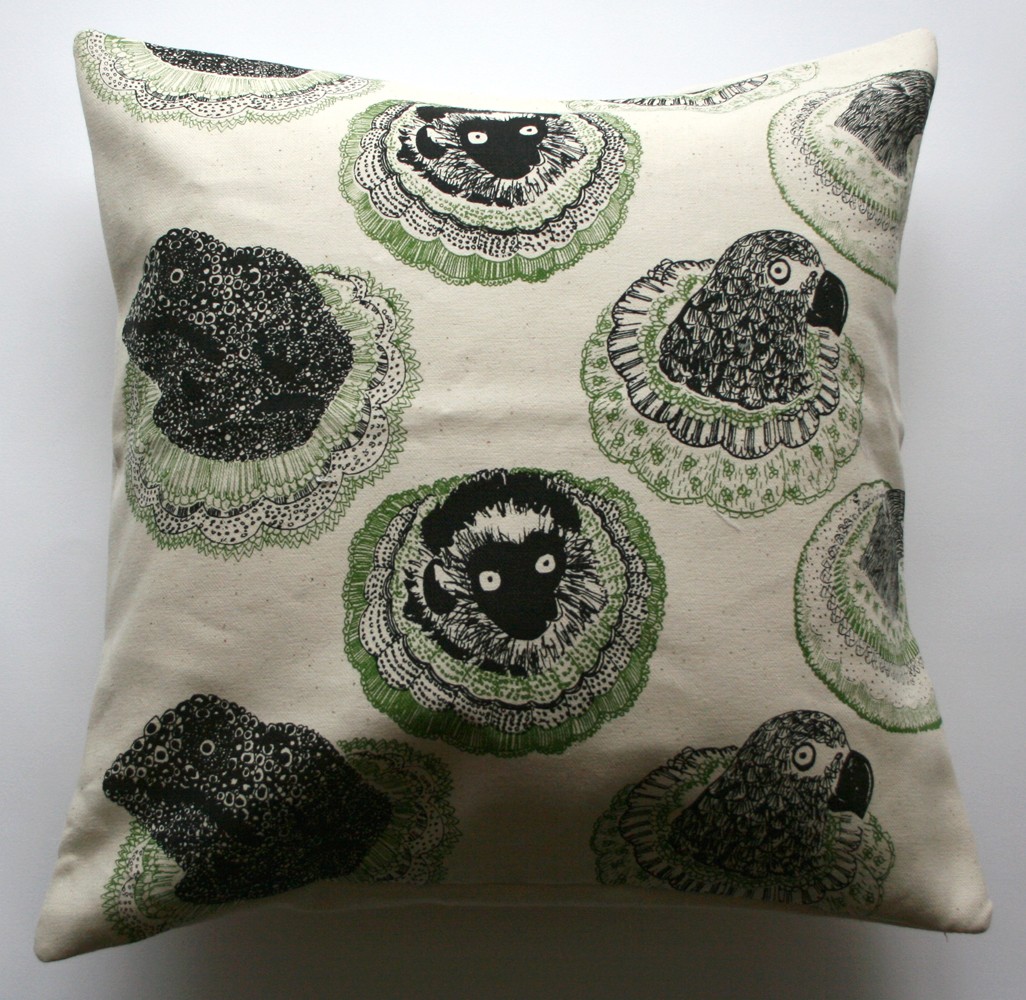 ellie curtis, printing, pillow, textiles, art, thelooksee