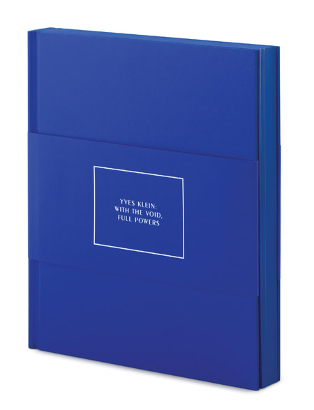 yves klein: with the void full powers, book, walker art center, thelooksee