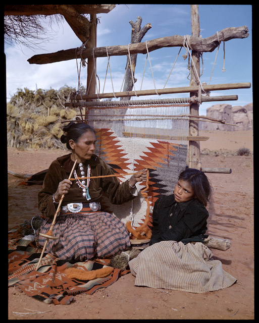 cline library, navajo, weaving, archive, history, photography, thelooksee