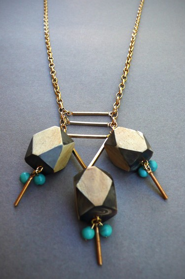 the looksee,  the look see, jewelry, geometric, vintage beads, fashion